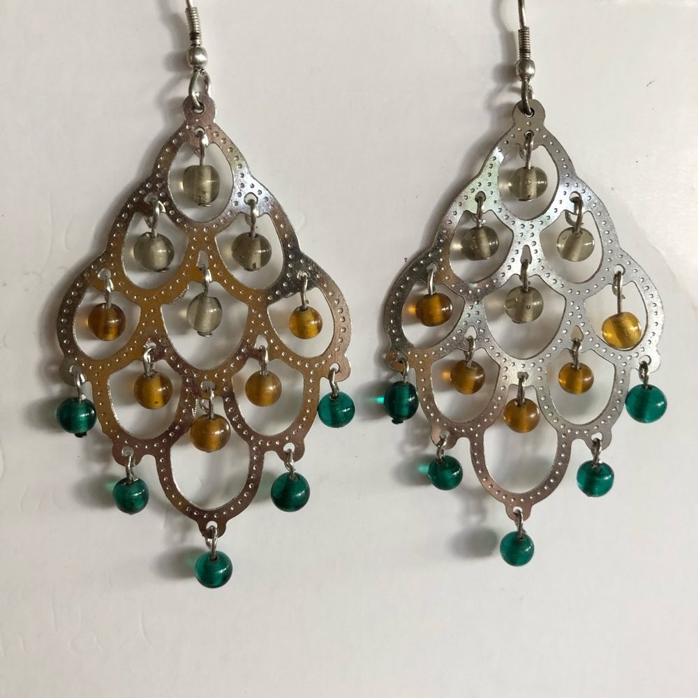 Boho chic dangling earrings